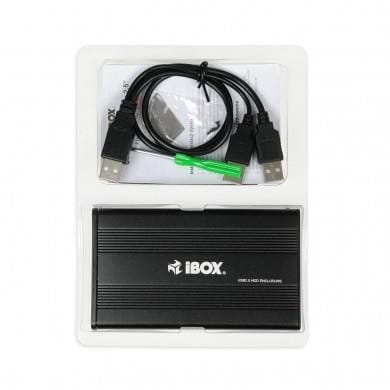 Obudowa IBOX HD-01 ZEW. 2,5" USB 2.0 IEU2F01 (2.5"; USB 2.0; Aluminium; kolor czarny)