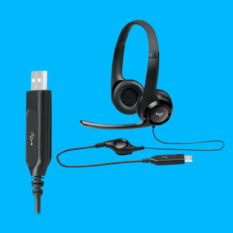 Słuchawki Logitech H390 981-000406 (kolor czarny)