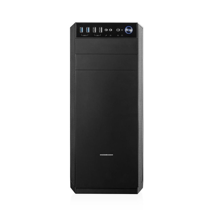 Obudowa MODECOM Oberon Silent AT-OBERON-PS-10-000000-0002 (ATX, ITX, Micro ATX; kolor czarny)