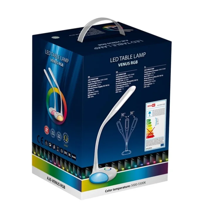 Lampka biurkowa LED AJE-VENUS RGB White