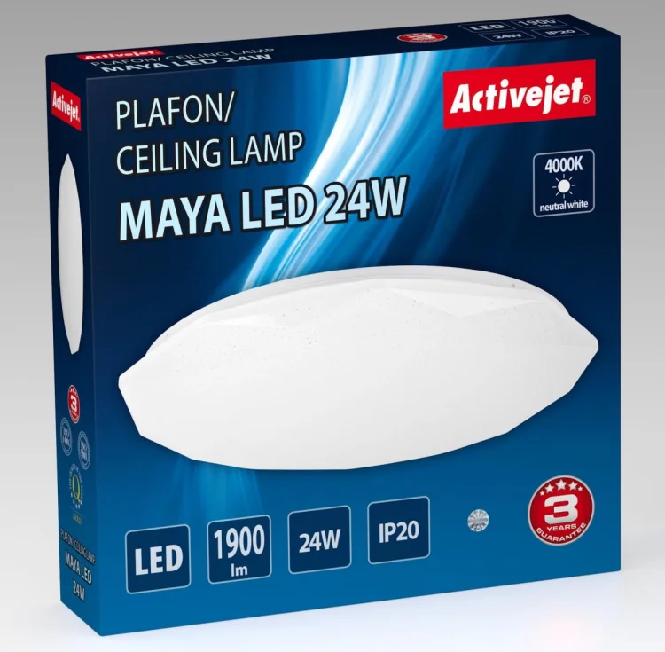 Plafon LED Activejet AJE-MAYA 24W