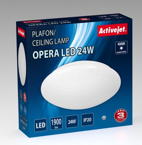 Plafon LED Activejet AJE-OPERA 24W