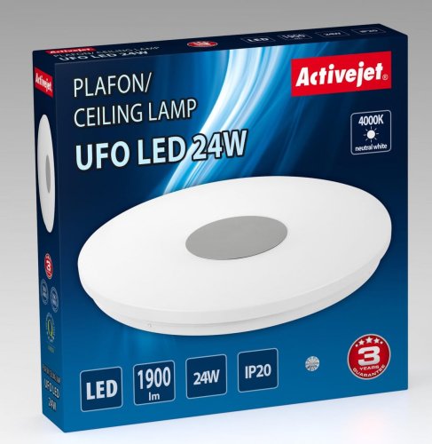 Plafon LED Activejet AJE-UFO 24W