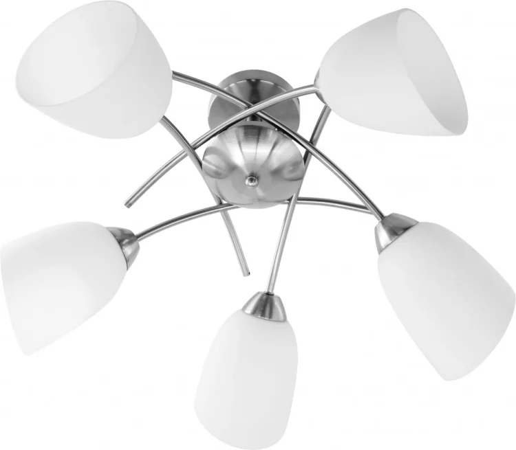 Plafon Activejet AJE-NIKITA 5P E27 5x40W Nikiel