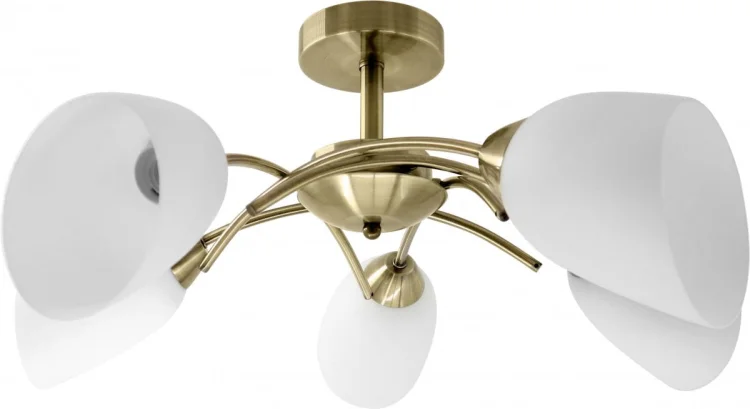 Plafon Activejet AJE-NIKITA 5P E27 5x40W Patyna