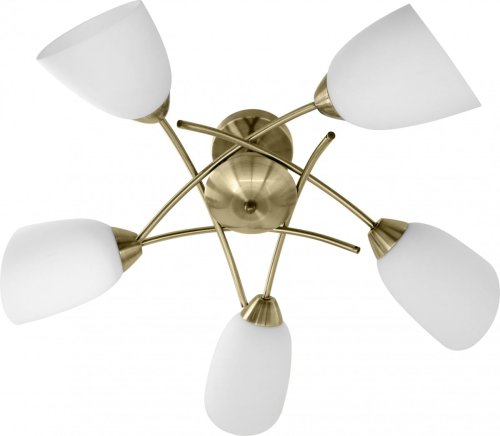 Plafon Activejet AJE-NIKITA 5P E27 5x40W Patyna