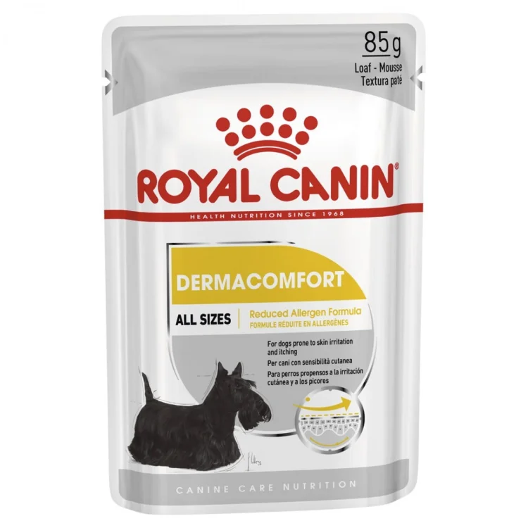 Karma ROYAL CANIN CCN DERMACOMFORT LOAF 12X85G