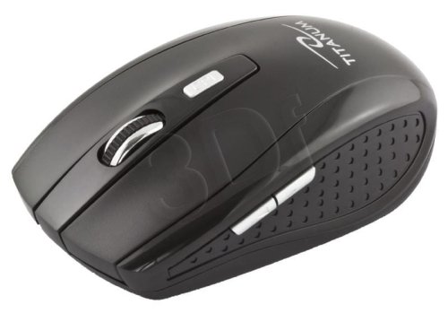 Mysz TITANUM Snapper 6D TM105K (optyczna; 1600 DPI; kolor czarny)