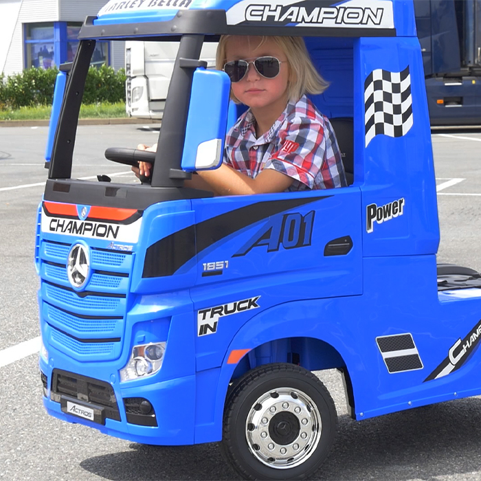 Kinder Elektroauto Mercedes Benz Actros Truck