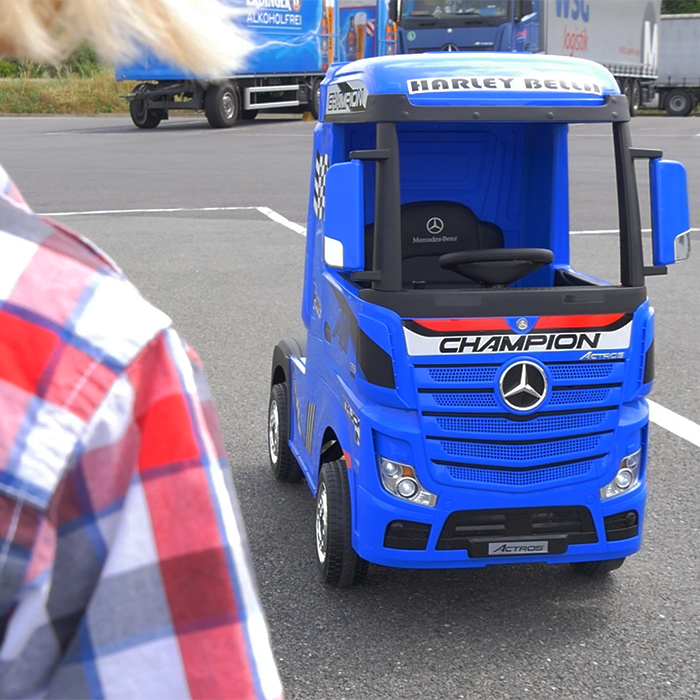Kinder Elektroauto Mercedes Benz Actros Truck