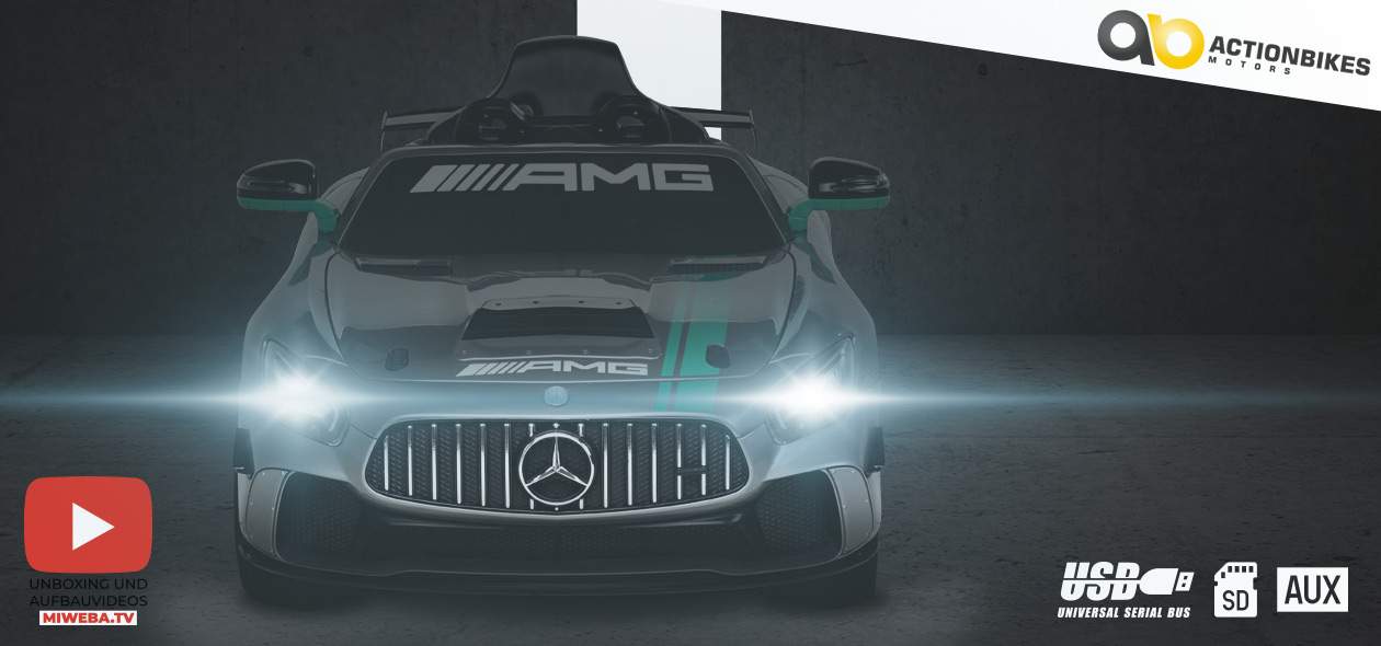 Kinder Elektroauto Mercedes GT4 Lizenziert