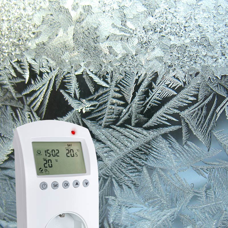 Heidenfeld Steckdosenthermostat HF-DT100, digitales Thermostat