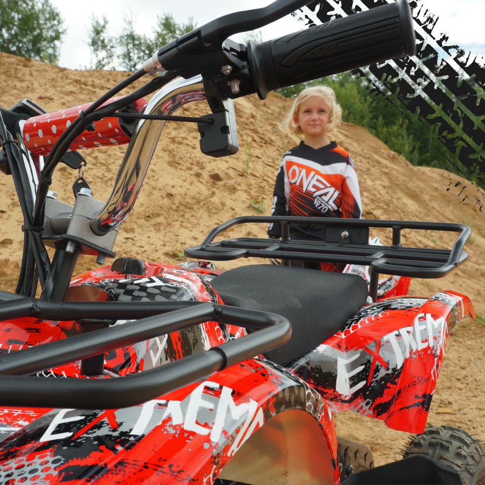 Optik Funktionalität Kinder Elektro Miniquad Torino 1000 Watt