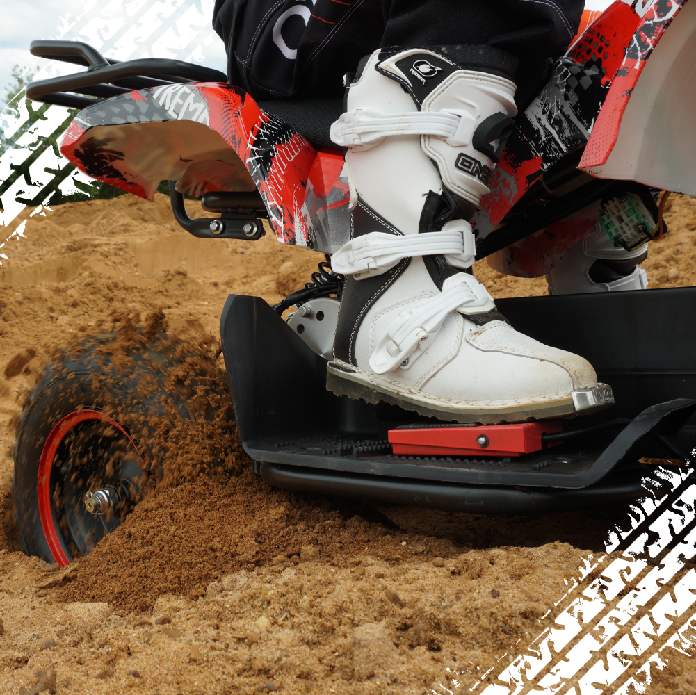 Safety Sicherheit Kinderquad Kinder Elektro Miniquad Torino 1000 Watt