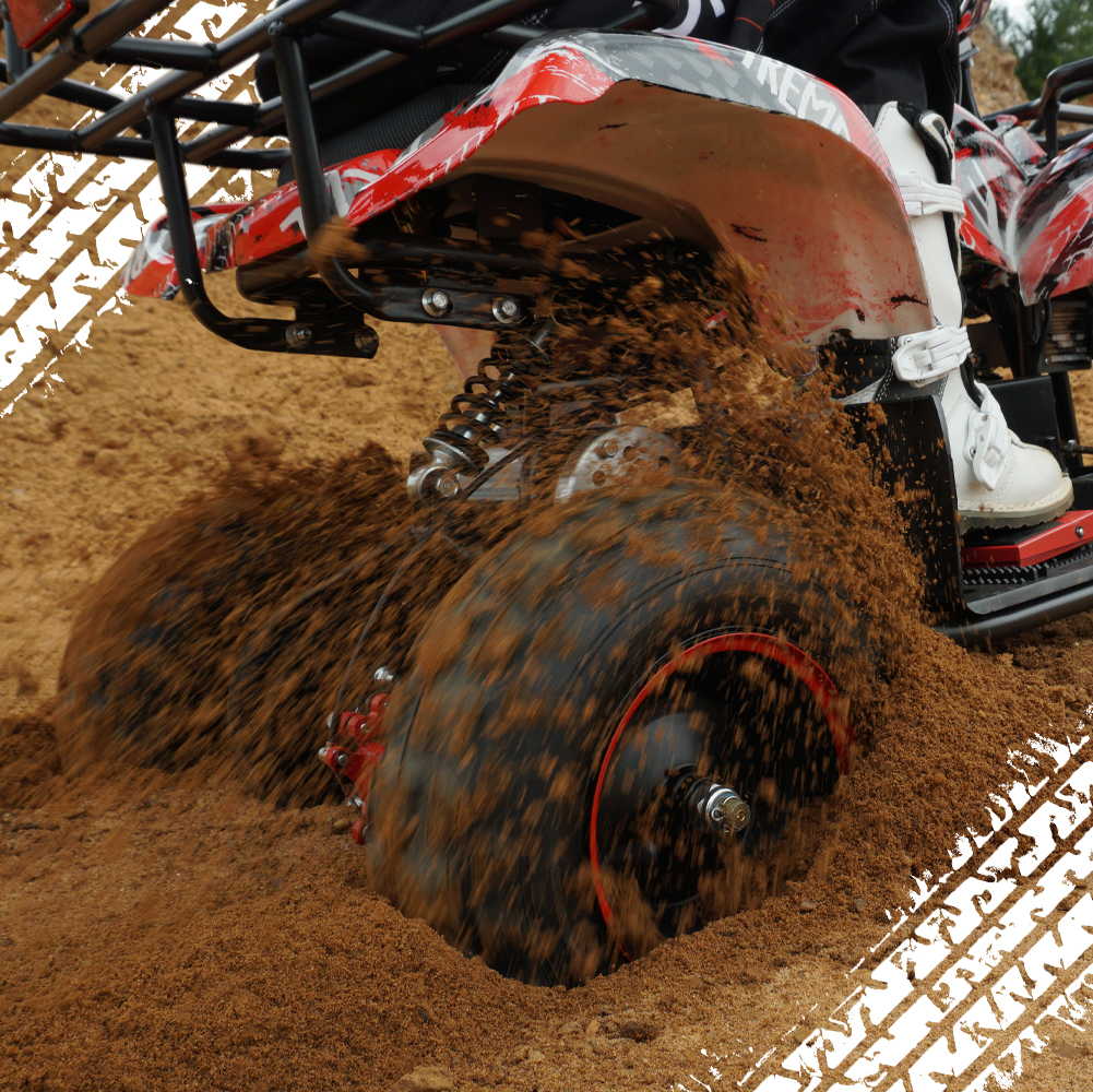 Power Benziner Kinder Elektro Miniquad Torino 1000 Watt